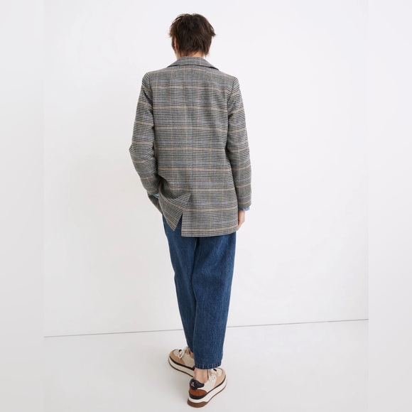 EUC Madewell Dorset Blazer in Bowne Plaid/ Color Essex Houndstooth Menswear (M) - Picture 3 of 15